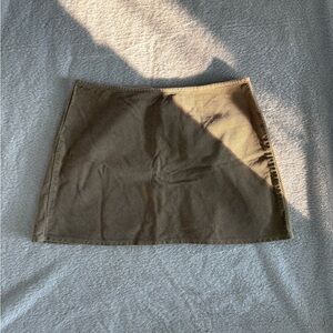 United Colors of Benetton Tan Corduroy Women's Mini Skirt